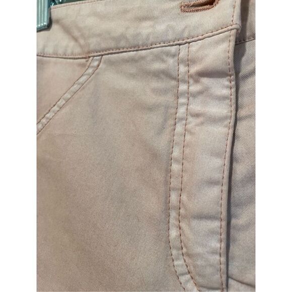 OSKA Womens Flat Front Pants Size 2 Pink Garment Dye Matte Finish Slow Fashion - Picture 10 of 10